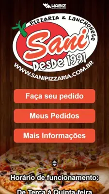 Pizzaria e Lanchonete Sani android App screenshot 2